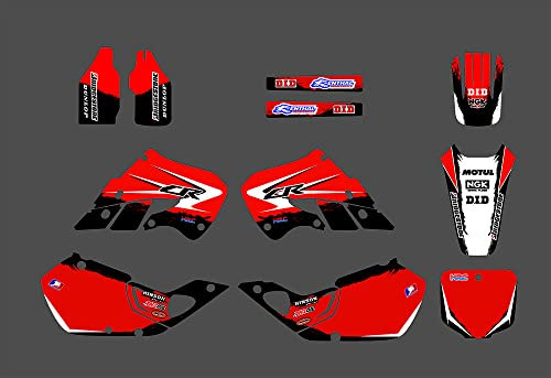 MXP Adesivi grafici per moto da cross, kit grafico adatto per Honda CR125 CR 125 1998 1999 e CR250 1997 1998 1999