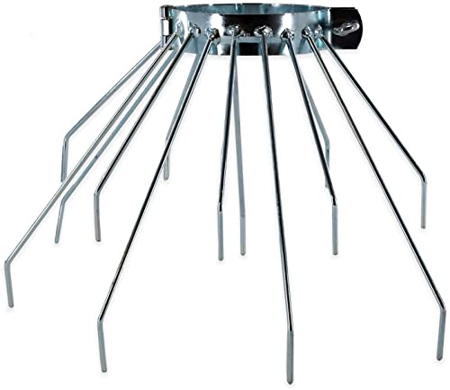 Martenbrown® Marderabwehrgürtel für Fallrohre Ø 60 mm I Fallrohrschutz hält Marder, Katzen, Waschbären fern Kletterschutz aus feuerverzinktem Stahl I Marderschutz Fallrohr (Silber)