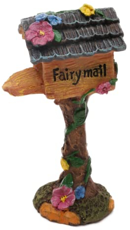 The Irish Fairy Door Company Briefkasten mit Feen-Blumen-Motiv