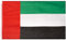 MUWO Flagge Nations Together 90 x 150 cm Nationalmanschaften, doppelseitige Gartenflagge, wetterfeste Fanflagge, Fußballflagge Polyester Länderfagge Deutschland mit Ösen (Vereinigte Arabische Emirate)