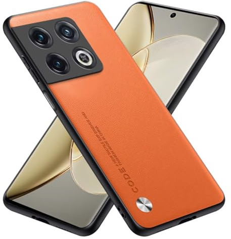 RankOne Hülle kompatibel mit OnePlus 10 Pro (6.7), Stoßfeste Silikonhülle Handyhülle - Orange