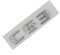 3D-ABS-Chrom-Buchstaben, Auto-Heck-Kofferraum-Abzeichen-Aufkleber, C63-C43-Emblem-Logo, kompatibel mit Mercedes C63 C43 AMG W205 W204, Autozubehör (Color : C63 Silver)