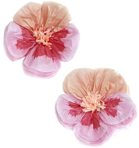 Seidenpapierblumen Stiefmütterchen, Pink, M, FSC MIX