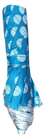 ECLIPSE - Sombrilla de playa plegable, perfecto para viaje, moto, mochila.. (Azul)