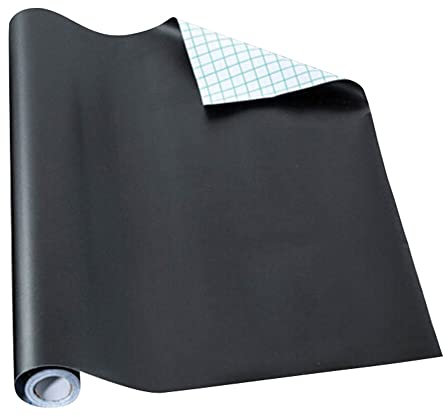 Tragbarer Tafelaufkleber, magnetisch, Kreidetafel, Kontaktpapier, abnehmbar, 45 x 200 cm, für Zuhause, Büro, Schule, Café, Restaurant, Menü