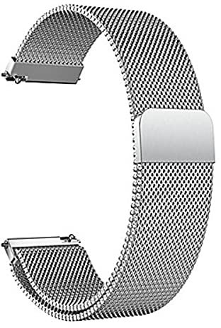 Gift4Me Correa Milanesa con Cierre Magnético Compatible con Reloj Huawei Watch Buds - 46mm - Gris