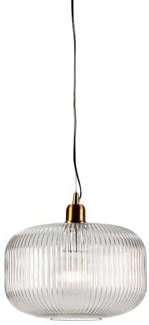 LAMPARA DE TECHO 36X36X27/215 METACRILATO/METAL DORADO