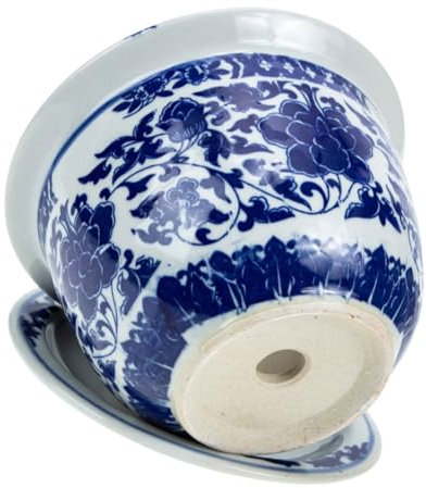 CAXUSD Maceta para Plantas De Interior Grande Porcelana Resistente y Duradera