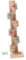 TOYANDONA Spielzeug für Jungen 1 Set Jungen und Mädchen Spaß Clown Glas Rolling Toys Training Spielzeug