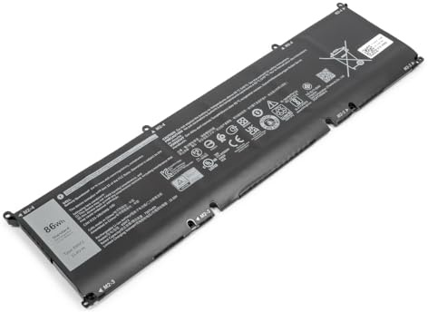 Dell 69KF2 Laptop Battery for Alienware, G-Series, Inspiron, Precision, Vostro XPS (11.4V/86Wh/6-Cell)- Min 80% (Renewed)