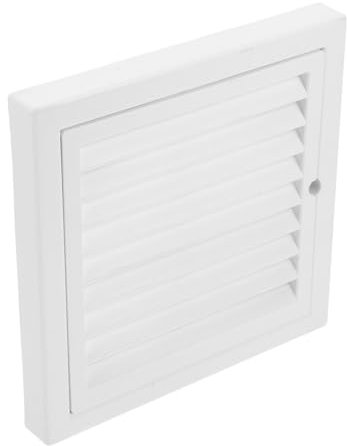 VILLCASE Vent Cover 4 Inch ABS White Air Vent Grille for Bathroom Fans