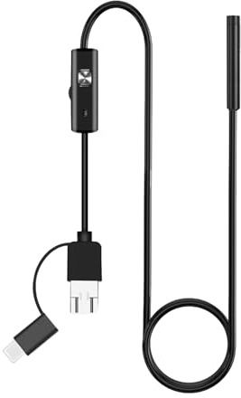 Boreskop-Kamera mit leichter Surnound-Kamera und Endoskop mit Licht, Endoscopio Automotriz | USB-Reichweitenkabel wasserdicht IP67 für Baustellen