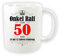die stadtmeister Tasse zum 50. Geburtstag/mit Wunschnamen/z.B. Onkel Ralf (bzw. Wunschname) ist nicht 50 - sondern 18 mit 32 Jahren Erfahrung
