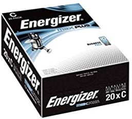 Energizer - Batterie alcaline Max Plus C, confezione da 20