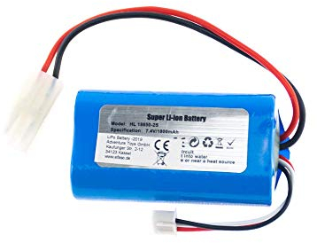 efaso Akku 7,4V 1800mAh Li-Po passend für Modelle mit Tamiya Stecker z.B. Henglong 3809 Panzer Tiger 1