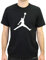 NIKE CJ0921-011 M J Jumpman SS Crew Neck Warmer Men's Black/White Size L