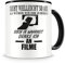 Samunshi® Ich denke an Filme Tasse - Geschenk - Kaffeetasse Teetasse Kaffeepott Kaffeebecher Becher