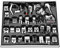 Pieds-de-biche 32pcs, Ensemble de Pieds-de-biche pour Machine à Coudre Domestique, Accessoire de pièce de Machine à Coudre Domestique
