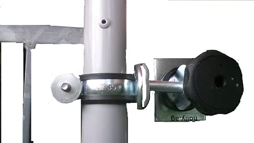 Duo - Masterholder holly - 360° drehbarer Schirmhalter - Balkonklammer - Glanz verzinkter Stahl - Made in Germany - Langzeit Garantie -