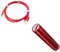 Pack Batterie pour XIAOMI 11T Pro Smartphone Type C (Cable Tresse 3m + Batterie Chargeur Externe) Android 2600mAh (Rouge)
