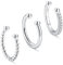 ORAZIO Orecchini Argento Sterling 925 Non Forato Orecchino Per Le Donne Non-Piercing Regolabile Delicato Ear Cuff Helix Cartilagine Clip On Orecchini Del Polsino Set Orecchini Del Polsino