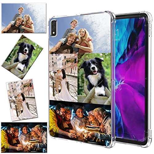 CXKJ Transparente Funda Personalizada para Samsung Galaxy Tab S8 Ultra 14.6,Diseño tu Foto Imagen o Texto Personaliza Carcasa,Silicone Ultradelgado Case Cover Protector Anti-arañazos Funda