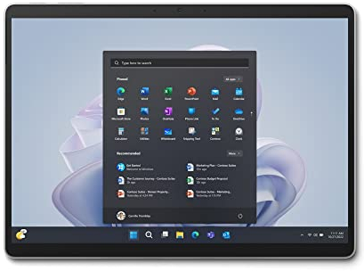 Microsoft Surface Pro 9 256 GB 33 cm (13) Intel® Core™ i7 16 GB Wi-Fi 6E (802.11ax) Windows 11 Pro Platino