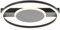 Brilliant LED Deckenleuchte Reno 37 x 37 cm, 2400 lm, 3000 K, Sternenglanz, schwarz