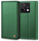 Handyhülle für Xiaomi Redmi Note 13 Pro 5G - Premium Leder Schutzhülle Tasche Mit Kartenfach, Standfunktion und Klappbar - Pine Grün