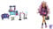 Monster High Café Schwarze Seele Spielset -gruselige Möbel & Mattel Clawdeen - Puppe mit Animal-Print-Pullover