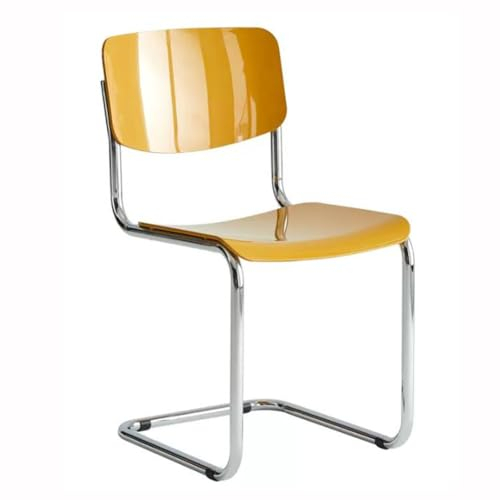 Durchsichtig ABS Oberflächen Esszimmerstühle Satz Mit 2 Mit Handgriff Gepolstert Gepolstert Küche & Esszimmer Hochlehniger Stuhl Mitte Des Jahrhunderts Armlos Freischwinger-Stühle(Color:1pcs)