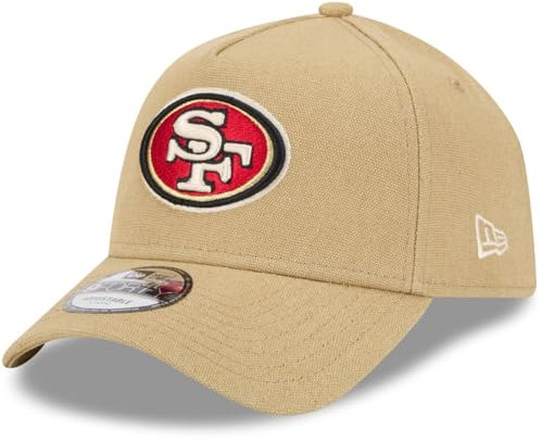 New Era A-Frame Trucker Leinen Cap San Francisco 49ers beige