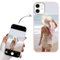 Yoedge Personalised Phone Case for iPhone 12 Mini 5.4, Personalised Image Photo Custom Design Flexible Soft TPU Silicone Rubber Shockproof Bumper Cover for Girls Women for iPhone 12 Mini, Pink