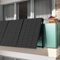 SUNSHARE Ray 800W Balkonkraftwerk mit Halterung (Balkon mit Schild) - Balkonkraftwerk 800W komplett Steckdose - neuester 800 Watt Wechselrichter - Solaranlage Komplettset - inkl Zubehör - 5m Kabel