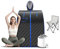 Tragbare Saunabox, Saunazelt, Tragbare Dampfzelt-Sauna mit Klappstuhl, Heim-SPA-Badewanne, 1000 W, 2 l, lindert Schlaflosigkeit für Fitnessstudio, Pilates, Garage, Whirlpool