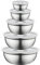 Mixing Bowls Set of 5, Stainless Steel Mixing Bowls with Lids, Metal Nesting Bowls for Baking, Cooking, Prepping & Food Storage