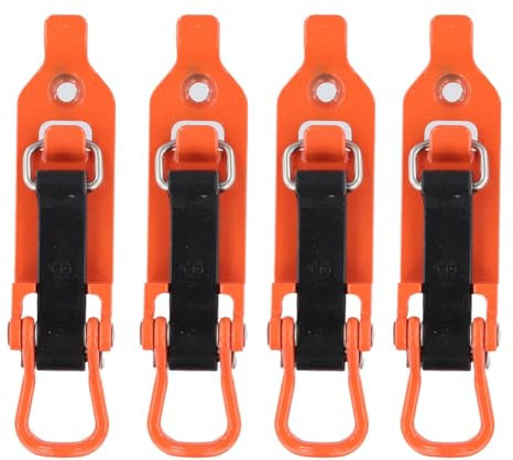 Jeenuuder Serre-Joint pour Remorque de Voiture, Camping-Car, Bateau, Accessoires pour, Orange, pour Fixer Outils et Équipement, Supports de Fixation pour Mur Automobile