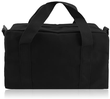 Werkzeugtasche,Wide Mouth Tool Bag,Strapazierfähiges Segeltuch Werkzeug Tasche,Werkzeugtasche Klein Werkzeug Organizer Tote Bag für die Lagerung Schraubenschlüssel Zangen (Schwarz, S/30CM)