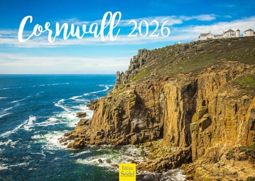 Edition Seidel Premium Kalender Cornwall 2026 Format DIN A4 Wandkalender Europa Großbritannien Vereinigtes Königreich UK Südengland Sussex Küste Meer Britisch