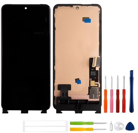 swark [Mit Bracket] Neue OLED Display Ersatz für Pixel 8 LCD Display Touchscreen Bildschirm Digitizer Assembly mit aktualisiertem Reparaturwerkzeugsatz
