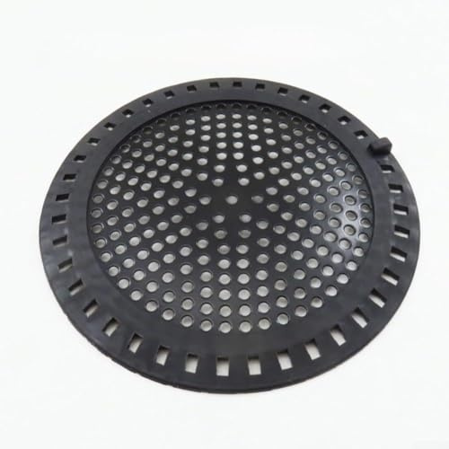 ZYNCUE Tapa de drenaje de acero inoxidable para fregadero de baño, 12,5 cm, filtro redondo para duchas y bañeras, color plateado