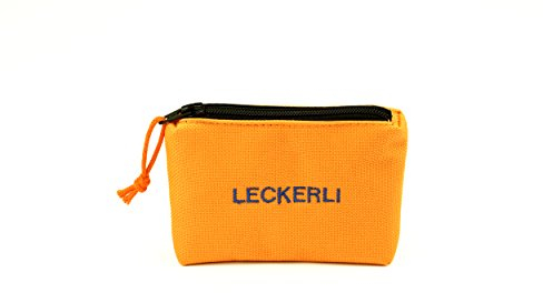 ANDREAS WIPPER Mit Wunschname möglich. Leckerlibörse, Futterbeutel, Leckerlibeutel, Futtertasche für Hunde, Leckerlitasche Pocket Orange Edition