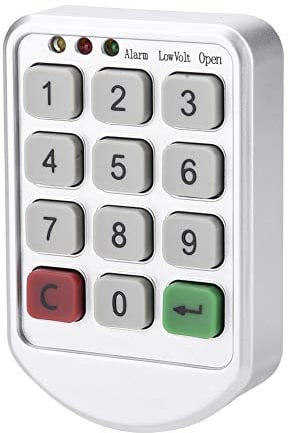 Kit de cerradura electrónica para gabinete sin llave, con contraseña electrónica, teclado numérico, número de puerta