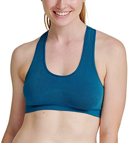 DANISH ENDURANCE Damen Racerback BH 1 Pack (Lyon-Blau, Medium/Large)