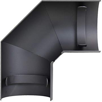 LANZZAS Ofenrohr Hitzeschutz für Bogen 90° seitlich, im Durchmesser, DN Ø 120 mm, Farbe: gussgrau - weitere Rohre aus unserem Sortiment, finden Sie hier.