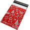 PACKnSELL 10 x 35,6 cm (100 Stück) rote Weihnachts-Versandtaschen, Poly-Versandtaschen, stabile Versandtaschen, verschiedene Versandtaschen, Versandtaschen