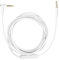 kwmobile Cable para Cascos Beats Studio 3 / Solo 3 / Solo2 / Studio 2 / Studio 1 / Mixr - Cable de Repuesto 150CM con micrófono y Conector Jack Blanco
