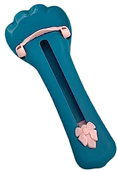 Cuchara para Apretar con Forma de Garra de Gato, Deliciosas Cucharas para Gatos que Se Pueden Lamer, Cuchara para Comedero para Gatos, Cuchara para Apretar para Golosinas Húmedas para Gatos,(azul)