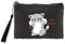 Porte Monnaie Gris Chat Kawaii Personnalisable