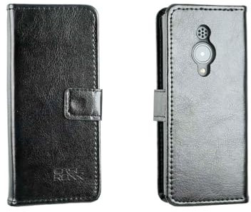 caseroxx Bookstyle Handytasche für Nokia 150 (2023) in schwarz – Klapphülle aus Kunstleder mit Kreditkartenfächern, Magnetverschluss, Standfunktion & Rundumschutz für Display und Gehäuse